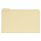 Top Tab Manila File Folders, 1-5-cut Tabs, Assorted Positions, Legal Size, 11 Pt. Manila, 100-box