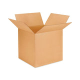 Brown Corrugated Cubed Fixed-depth Shipping Boxes, Regular Slotted Container (rsc), 15 X 11 X 6, Brown Kraft, 25-bundle