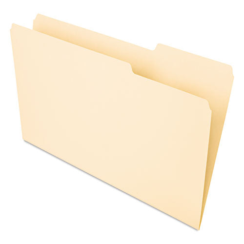 Interior File Folders, 1-3-cut Tabs, Legal Size, Manila, 100-box