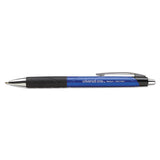 Comfort Grip Retractable Ballpoint Pen, Medium 1mm, Blue Ink-barrel, Dozen