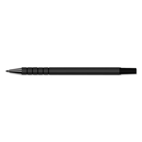 Replacement Stick Ballpoint Counter Pen, Medium 1mm, Black Ink-barrel, 6-pack