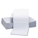 Printout Paper, 2-part, 15lb, 9.5 X 11, White, 1, 650-carton