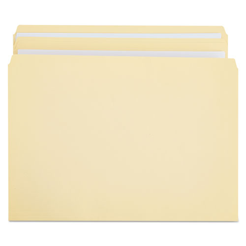 Double-ply Top Tab Manila File Folders, Straight Tab, Letter Size, 100-box