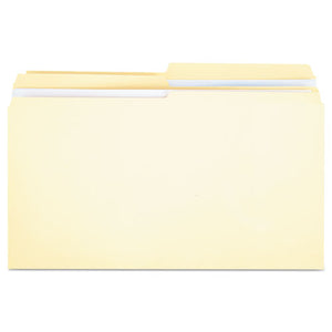 Double-ply Top Tab Manila File Folders, 1-2-cut Tabs, Legal Size, 100-box