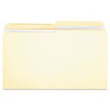 Double-ply Top Tab Manila File Folders, 1-2-cut Tabs, Legal Size, 100-box