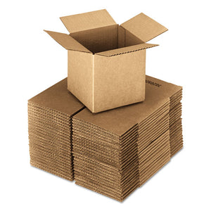 Cubed Fixed-depth Corrugated Shipping Boxes, Regular Slotted Container (rsc), 16" X 16" X 16", Brown Kraft, 25-bundle