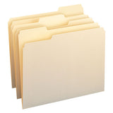 Top Tab File Folders, 1-3-cut Tabs: Assorted, Letter Size, 0.75" Expansion, Gray, 100-box