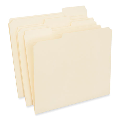 Top Tab File Folders, 1-3-cut Tabs: Assorted, Letter Size, 0.75