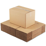 Fixed-depth Corrugated Shipping Boxes, Regular Slotted Container (rsc), 12" X 18" X 12", Brown Kraft, 25-bundle