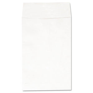 Deluxe Tyvek Envelopes, #1, Square Flap, Self-adhesive Closure, 6 X 9, White, 100-box
