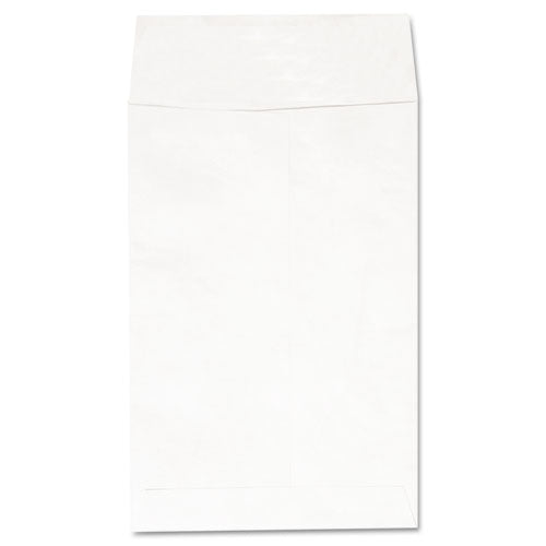 Deluxe Tyvek Envelopes, #1, Square Flap, Self-adhesive Closure, 6 X 9, White, 100-box