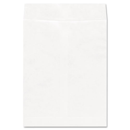 Deluxe Tyvek Envelopes, #13 1-2, Square Flap, Self-adhesive Closure, 10 X 13, White, 100-box