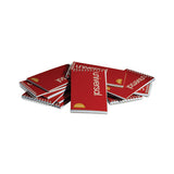 Wirebound Memo Book, Narrow Rule, 3 X 5, White, 50 Sheets, 12-pack