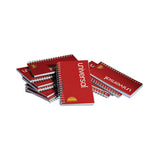 Wirebound Memo Book, Narrow Rule, 5 X 3, White, 50 Sheets, 12-pack