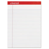 Perforated Writing Pads, Wide-legal Rule, 8.5 X 11.75, White, 50 Sheets, Dozen