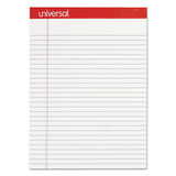 Perforated Writing Pads, Wide-legal Rule, 8.5 X 11.75, White, 50 Sheets, Dozen
