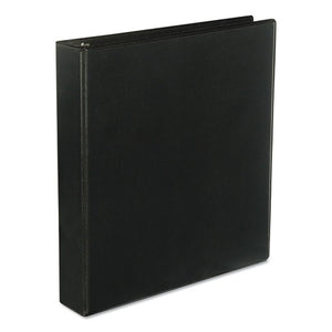 Slant-ring View Binder, 3 Rings, 1.5" Capacity, 11 X 8.5, Black