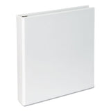 Slant-ring View Binder, 3 Rings, 1.5" Capacity, 11 X 8.5, White