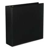 Slant-ring View Binder, 3 Rings, 3" Capacity, 11 X 8.5, Black