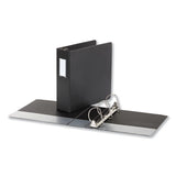 Deluxe Non-view D-ring Binder With Label Holder, 3 Rings, 1" Capacity, 11 X 8.5, Black