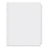 Self-tab Index Dividers, 5-tab, 11 X 8.5, Buff, 36 Sets