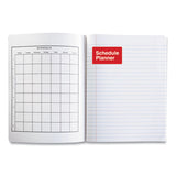 Composition Book, Wide-legal Rule, Black Marble Cover, 9.75 X 7.5, 100 Sheets