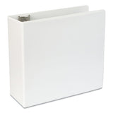 Slant-ring View Binder, 3 Rings, 5" Capacity, 11 X 8.5, White