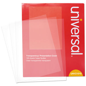 Transparent Sheets, Black And White Laser-copier, Letter, Clear, 100-pack