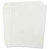 Top-load Poly Sheet Protectors, Heavy Gauge, Nonglare, Clear 50-pack