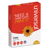 Copy Paper, 92 Bright, 20 Lb, 8.5 X 11, White, 500 Sheets-ream, 10 Reams-carton