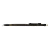 Mechanical Pencil, 0.7 Mm, Hb (#2.5), Black Lead, Smoke Barrel, Dozen