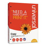 Copy Paper, 92 Bright, 3-hole, 20 Lb, 8.5 X 11, White, 500 Sheets-ream, 10 Reams-carton