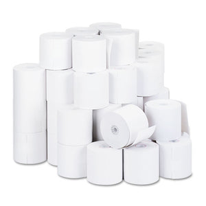 Impact And Inkjet Print Bond Paper Rolls, 0.5" Core, 2.75" X 190 Ft, White, 50-carton