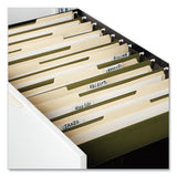 Hanging File Folders, Legal Size, 1-5-cut Tabs, Standard Green, 50-carton