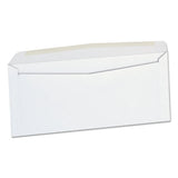 Business Envelope, #10, Commercial Flap, Security Tint, Gummed Closure, 4.13 X 9.5, White, 500-box