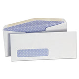 Business Envelope, #10, Commercial Flap, Security Tint, Gummed Closure, 4.13 X 9.5, White, 500-box