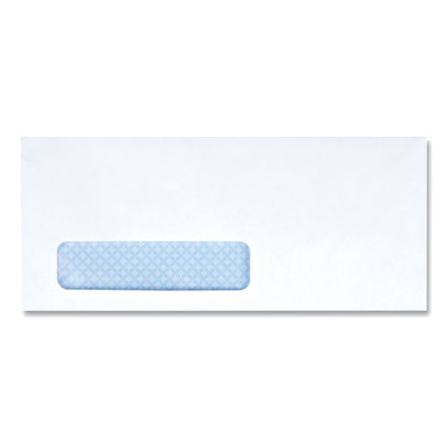 Business Envelope, #10, Commercial Flap, Security Tint, Gummed Closure, 4.13 X 9.5, White, 500-box