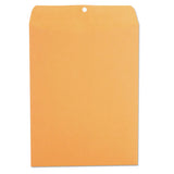 Kraft Clasp Envelope, #93, Square Flap, Clasp-gummed Closure, 9.5 X 12.5, Brown Kraft, 100-box