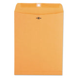 Kraft Clasp Envelope, #93, Square Flap, Clasp-gummed Closure, 9.5 X 12.5, Brown Kraft, 100-box