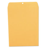 Kraft Clasp Envelope, #97, Square Flap, Clasp-gummed Closure, 10 X 13, Brown Kraft, 100-box