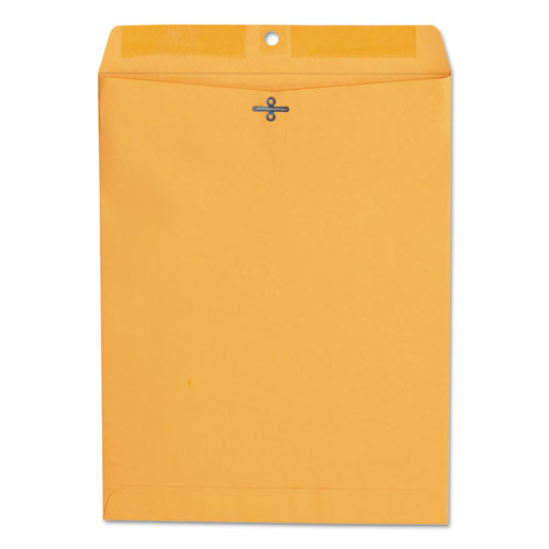 Kraft Clasp Envelope, #97, Square Flap, Clasp-gummed Closure, 10 X 13, Brown Kraft, 100-box