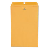 Kraft Clasp Envelope, #98, Square Flap, Clasp-gummed Closure, 10 X 15, Brown Kraft, 100-box