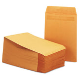 Self-stick Open-end Catalog Envelope, #10 1-2, Square Flap, Self-adhesive Closure, 9 X 12, Brown Kraft, 250-box