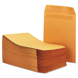 Self-stick Open-end Catalog Envelope, #13 1-2, Square Flap, Self-adhesive Closure, 10 X 13, Brown Kraft, 250-box