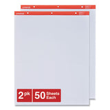 Easel Pads-flip Charts, 27 X 34, White, 50 Sheets, 2-carton