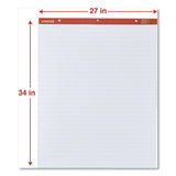 Easel Pads-flip Charts, 27 X 34, White, 50 Sheets, 2-carton