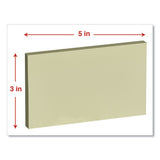 Self-stick Note Pads, 3 X 5, Yellow, 100-sheet, 12-pack