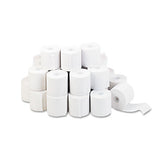 Impact And Inkjet Print Bond Paper Rolls, 0.5" Core, 2.25" X 130 Ft, White, 100-carton