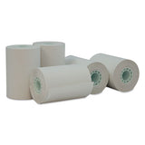 Direct Thermal Print Paper Rolls, 0.5" Core, 2.25" X 55 Ft, White, 50-carton