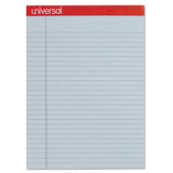 Colored Perforated Writing Pads, Wide-legal Rule, 8.5 X 11, Blue, 50 Sheets, Dozen